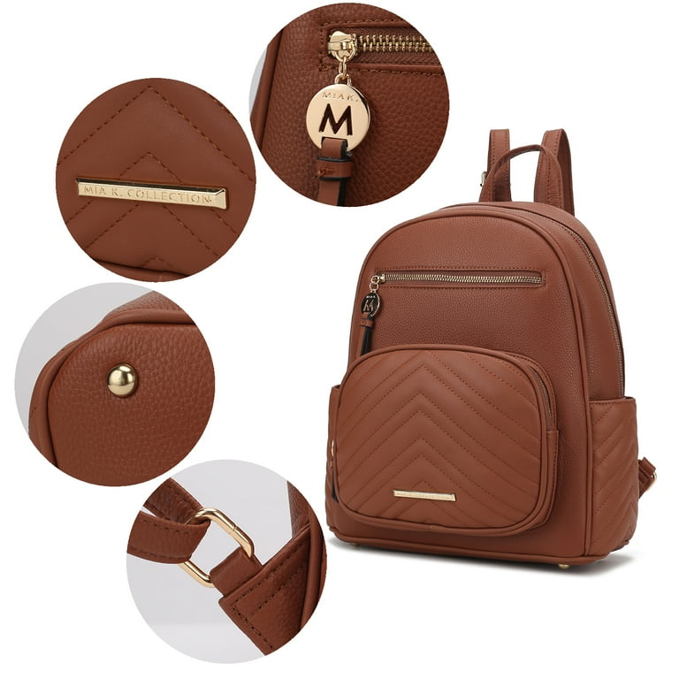 MKF Collection Romana Vegan Leather Women's Backpack, Functional