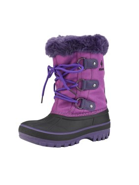 Kids Snow Boots Purple Walmart Com