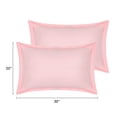 thumbnail image 5 of REGALWOVEN Velvet Pillow Cases Queen Size Set of 2, Pillow Covers with Zipper Closure Pink Queen, 5 of 7