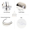 thumbnail image 4 of Tote Handbags for Women Wallet Tote Bag Shoulder Bag Top Handle Satchel Purses Set 4pcs, 4 of 5
