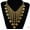 Golden Necklace, variant on Turkish Gypsy Bib Coins Tassel/Choker Necklace and Dangle Earrings for Women