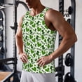 thumbnail image 5 of Fotbe St. Patrick's Day Pattern Men's Quick Dry Workout Tank Top Gym Muscle Tee Fitness Bodybuilding Sleeveless T Shirt Breathable Workout Shirt-Medium, 5 of 7