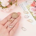 thumbnail image 3 of 1 box 6pcs Layered Necklace Clasps Bracelet Layering Clasp Rhinestone Peanut Pearls Clasps Necklaces Bracelets Multiple Strands Connector for Jewelry Making Women DIY Crafts Silver golden, 3 of 6