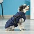 thumbnail image 3 of Dog Coat with Harness Winter Dog Coat Fleece Dog Jacket Waterproof Dog Coat Zipper Dog Jacket Puppy Coat Small Dog Clothes Dog Coat with Reflective Harness for Smal Medium Large Dogs, 3 of 6