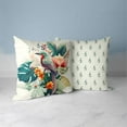 thumbnail image 2 of Leafy Wings Indoor/Outdoor Pillow with Removable Cover in Green 26x26, 2 of 6
