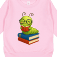 thumbnail image 3 of Inktastic Reading Bookworm Toddler Sweatshirt, 3 of 4