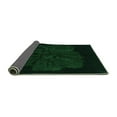 thumbnail image 2 of Ahgly Company Indoor Rectangle Abstract Green Modern Area Rugs, 8' x 12', 2 of 4