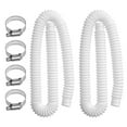 thumbnail image 1 of Replacement Hose Durable Soft Filter Pump Hose with 4 Metal Clamps Pool Pump Replacement Accessory, 1 of 9