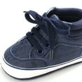 thumbnail image 6 of Baby Boys Girls High Top Ankle Leather Sneakers Soft Rubber Sole Infant Newborn Loafers Anti-Slip Toddler Uniform Dress Shoes, 6 of 9