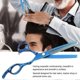 thumbnail image 5 of Juego de tijeras de corte de cabello de 6 pulgadas y tijeras de entresacar para barbería, coloridas, para uso en salón o en casa., 5 of 5