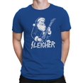 thumbnail image 2 of Rocking Santa Sleigher Design Men's T-shirt, 2 of 3