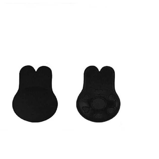 Pegatinas de pecho transpirables de 13 cm que levantan las cubiertas invisibles de los pezones del sujetador (negro) Tmvgtek Para estrenar