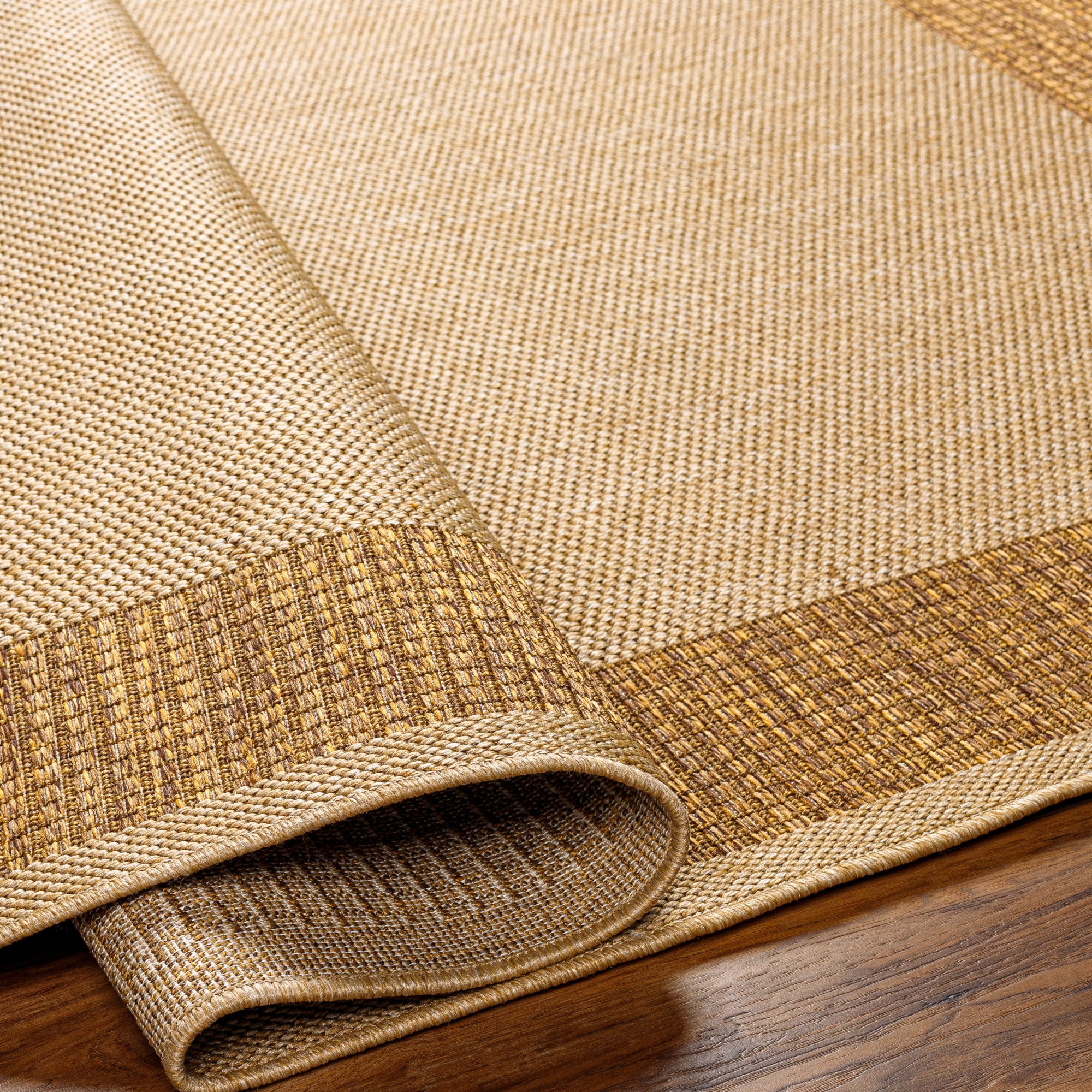 Livabliss Pertek Border Indoor Area Rug, Taupe ,2' x 2'11"