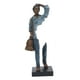 thumbnail image 5 of Figura creativa Estatua Resina Escultura Humana Colecciones Amigo Regalo Decorativo Azul, 5 of 9