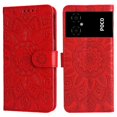 thumbnail image 1 of Funda tipo cartera GANGXUN para Xiaomi Poco M4 5G , diseño girasol, cuero PU, soporte, cierre magnético, tarjetero, 1 of 5