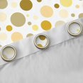 thumbnail image 4 of Manfei Modern Abstract Geometric Blackout Curtains Set of 2 (52x84 Each),Circle Circular Print Window Curtains,Beige Polka Dots Curtains and Drapes For Men Women,Super Cozy Room Decor, 4 of 6