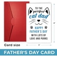 thumbnail image 3 of NewEleven Cat Fathers Day Card for Dad, Cat Dad Gifts For Men, Best, Cat Lover Gifts For Men, Unique Cats Father Presents - Greeting Card, 3 of 8