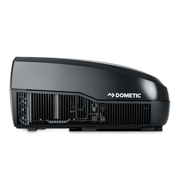 Dometic Air Conditioner FJX3473MBKAS FreshJet 3; Model FJX3473MBKAS; Fits 14 Inch x 14 Inch Vent Openings; R410A Refrigerant Cooling; 13500 BTU; 115 Volt; 13.6 Amp Compressor Draw; Black
