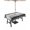 SteelBlue, variant on 60x120 Inch Outdoor Tablecloth with Umbrella Hole Zipper Rectangle Grey Wood Grain Rectangular Tablecloths Outside Waterproof Country Vintage Barn Door Rustic Lodge Patio Table Cover for Picnic Party