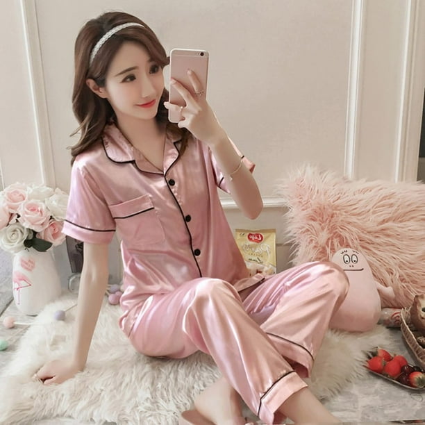 Walmart ladies online summer pajamas
