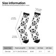 thumbnail image 2 of Logiee Happy Soccer Print Adult Socks for Men & Women,Calf Socks, Ankle Socks,Boots Socks,Breathable Casual Sock,Unisex Crew Socks, 2 of 6