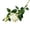 White*2, variant on 2 Pcs Simulation Rose Flowers, Silk Rose Simulated Flower, Silk Rose Bud, Roses Branch Artificial Flower for Weddings and Home Decor 26"