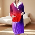 thumbnail image 2 of Jindong Robes en Peluche pour Femmes Robe Longue Chaude Tendance à Manches Longues Peignoir d'Hiver Pyjama Robes pour Femmes, 2 of 5