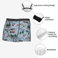 thumbnail image 3 of Balery Camping Caravan Calzoncillos bóxer para hombre, ropa interior de algodón suave y transpirable con cinturilla de nailon-Small, 3 of 5