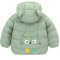 thumbnail image 3 of Toddler Coats Boys Girls Cartoon Printed Down Padded Jacket Zipper Hooded Coat Long Sleeve Warm Snowsuit Fall And Winter Windproof Outwear, 3 of 3