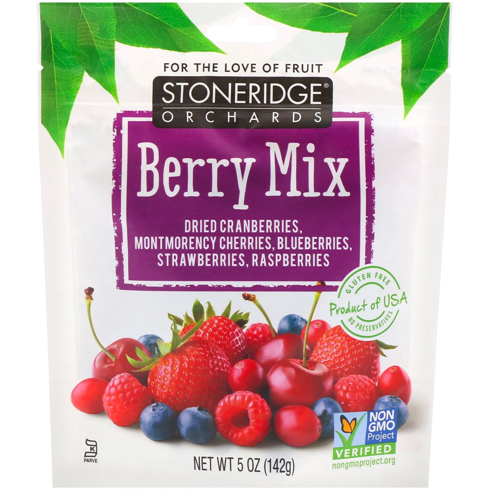 Stoneridge Orchards Whole Dried Berry Mix (6x5oz)