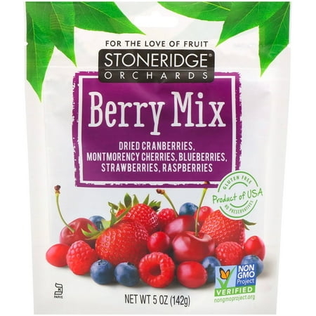 (Price/case)Stoneridge Orchards Whole Dried - Berry mix - Case of 6 - 5 oz.