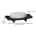 thumbnail image 4 of nu steel Loft Soap Dish Shiny Black Resin Finish, 4 of 4