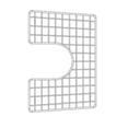 thumbnail image 2 of Blanco 226830 Stainless Steel Sink Grid (Performa 1-3/4 Medium Small) Accessory, Chrome, 2 of 2