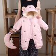 thumbnail image 5 of Newborn Infant Baby Boy Fall Jumpsuit Letter Embroidery Romper, 5 of 9