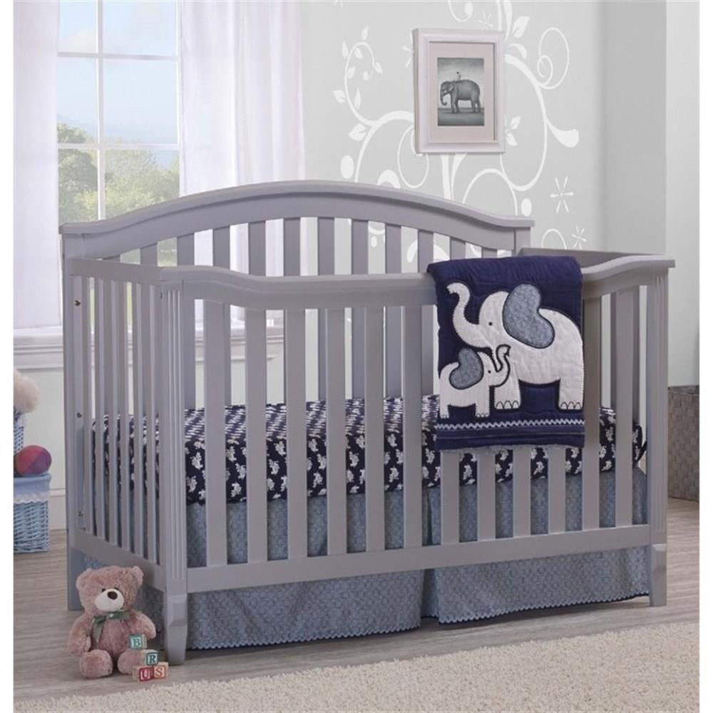 Sorelle Furniture Berkley 4-in-1 Convertible Crib - Gray