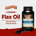 Lignan Flaxseed Oil Softgels, ColdPressed Flax Seed Supplement with
