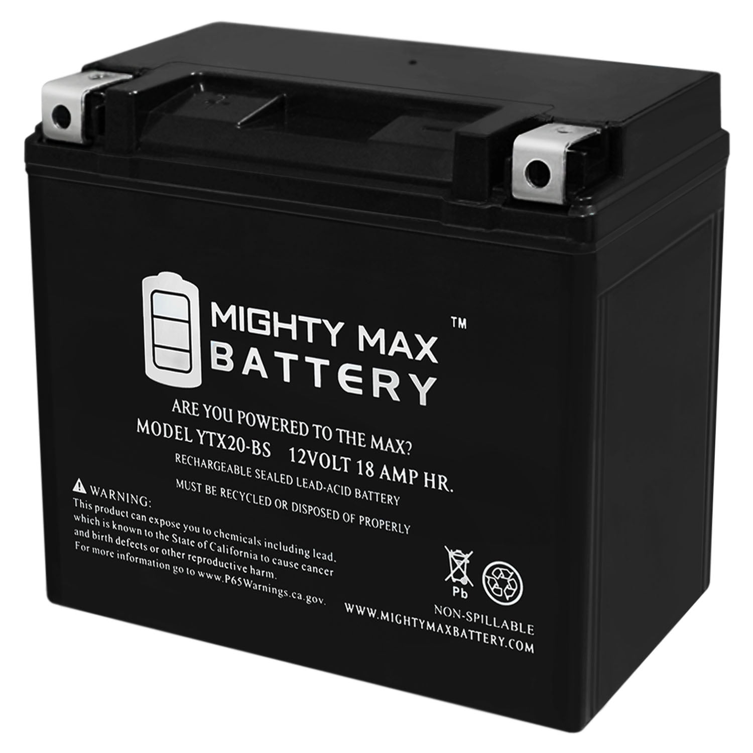 Ytx20l Bs Replacement Battery For Harley Davidson 6598997b 6598997c Walmart Com