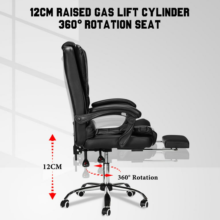 Big&Tall Executive Office Chair Recliner Ergonomic Computer Desk Chair  Footrest