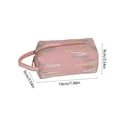 thumbnail image 3 of HongHeng Makeup Bag, Travel Cosmetic Bag, Puffy Padded Make Up Bag for Women, Makeup Organizer Case, Wide-open Pouch Purse, Travel Essentials, Toiletries Accessories Brushes, 3 of 6