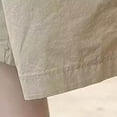 thumbnail image 7 of SGFCWSX Kids Boys Cargo Shorts with Pockets Loose Fit Elastic Waist Cotton Summer Casual Shorts Khaki Size 10-11 Years, 7 of 7