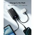 thumbnail image 4 of INIU 20000mAh Power Bank, 22.5W Fast Charging Portable Charger for iPhone & iPad, LED Display,Black, 4 of 7