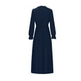 thumbnail image 5 of Njagoc3 Womens Long Sleeve V - Neck Maxi Dress, A - Line Formal Gown, Fall Party & Ceremony Wear, 5 of 5