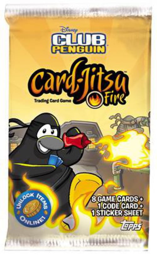 Topps Club Penguin CardJitsu Fire Trading Card Game Series 3 Value Deck 