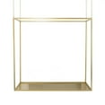 thumbnail image 2 of Benjara 47" Plant Stand with 4 Adjustable Chains-Floating Effect-Iron-Gold, 2 of 5