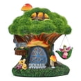 thumbnail image 2 of TERESA'S COLLECTIONS 5.1" Resin Fairy House Statue with Solar Light, Outdoor Garden Decor, Gift for Mom, 2 of 8