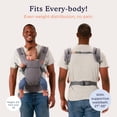 thumbnail image 5 of Beco Portabebés Gemini para recién nacidos y niños pequeños, portabebés delantero, trasero y de cadera, mochila portabebés y portabebés delantero con asiento ajustable, portabebés ergonómico de 7 a 35, 5 of 5