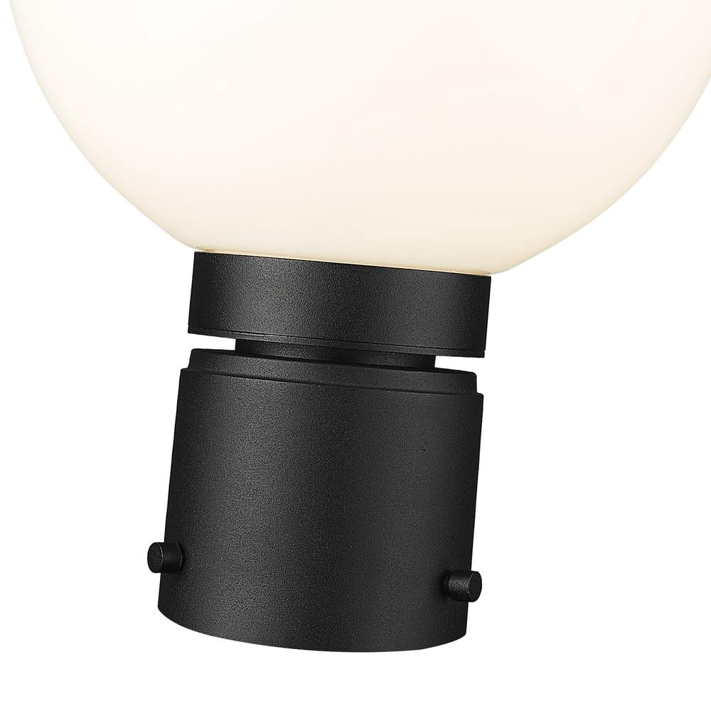 1 Light Outdoor Post Mount In Traditional Style-109.25 Inches Tall And 6 Inches Wide Z-Lite 591Phm-519P-Bk