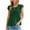 A01_Green, variant on Yghzkop Blouses for Women Dressy Casual Tie Front Blouse 2025 Summer Ruffle Short Sleeve Crewneck Shirts Loose Fit Trendy Blouses Lightweight Vertical Striped Tunic Tops