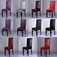 thumbnail image 3 of 2x Material Occidental Cubierta de Asiento Cocina Bar Comedor Silla Cubierta Decoración BLESIY Funda extraíble de la silla del estiramiento, 3 of 8