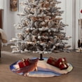 thumbnail image 4 of Defioc Bluey for Christmas Tree Skirt Snowman Xmas Tree Skirt Farmhouse Christmas Decorations Tree Mat for Holiday Party Decor-36", 4 of 6